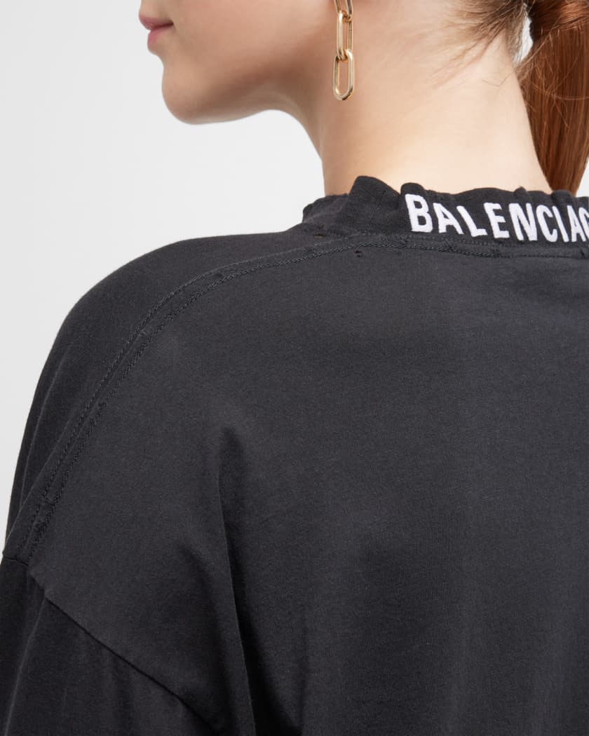 T shirt sale balenciaga femme oversize