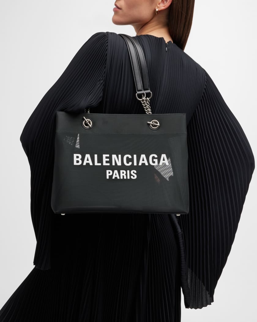 Duty Free Large Mesh Tote Bag in Black - Balenciaga