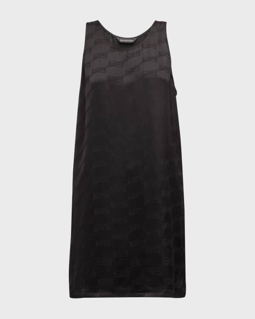 Balenciaga BB Monogram Fluid Tank Top | Neiman Marcus