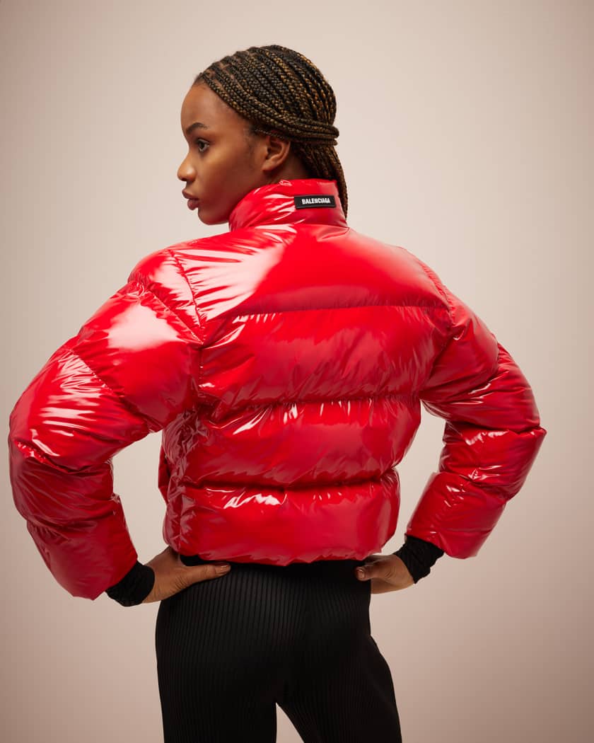 Balenciaga Shrunk Puffer Jacket Neiman Marcus