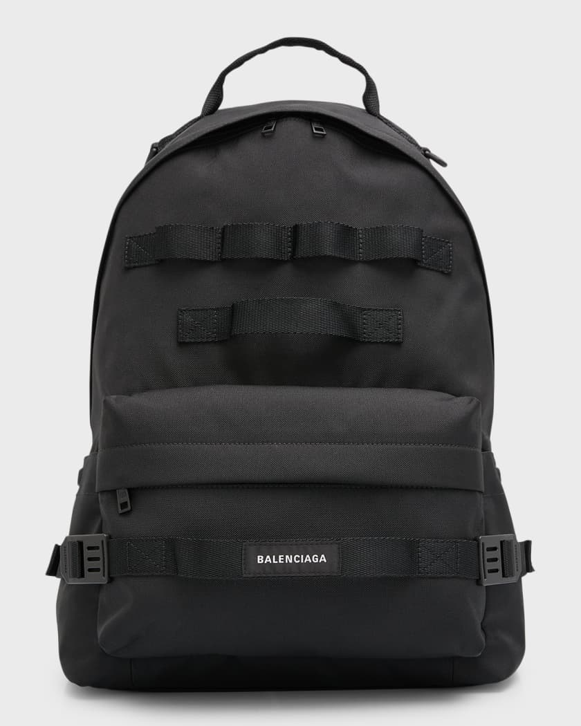 Padded Nylon Shoulder Bag in Black - Balenciaga