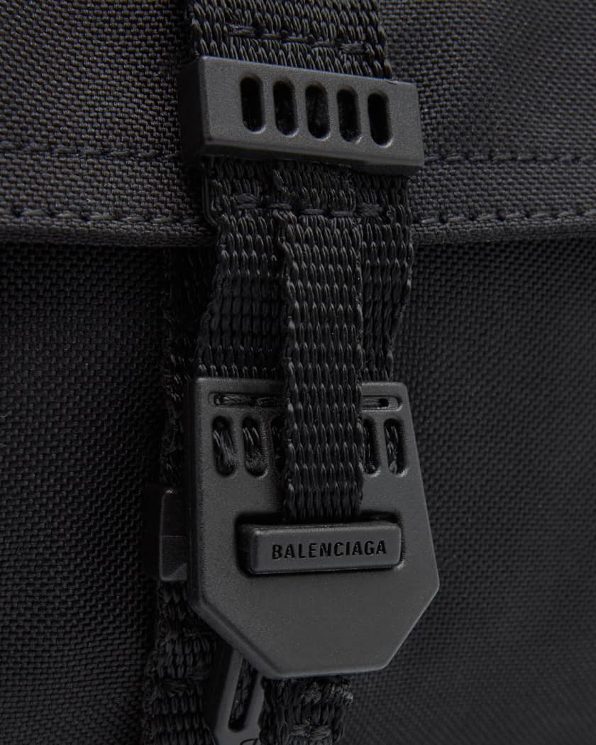 Balenciaga Army Utility Crossbody Bag - Black