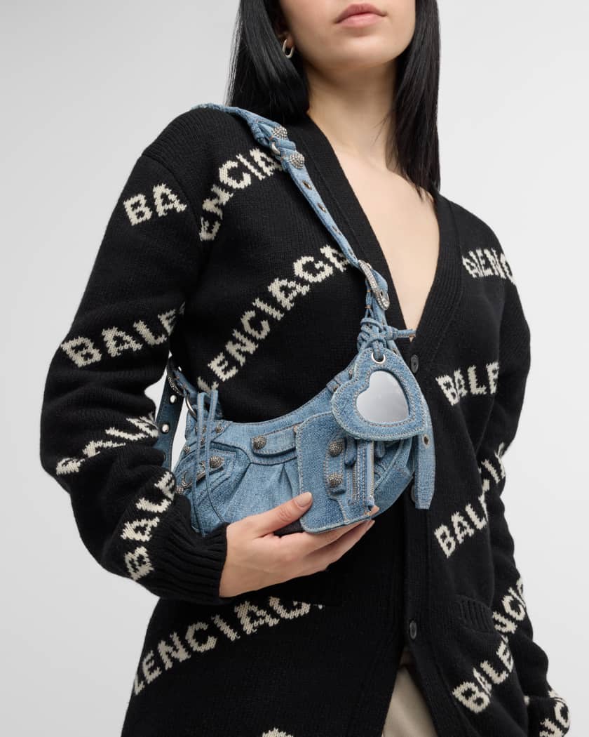 Le Cagole XS Shoulder Bag In Denim