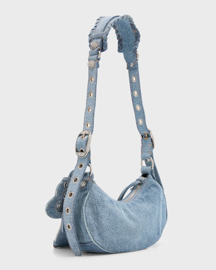 Xs Le Cagole Denim Shoulder Bag