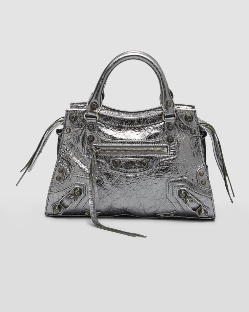 Balenciaga Cagole Handbag Metallized | Neiman Marcus
