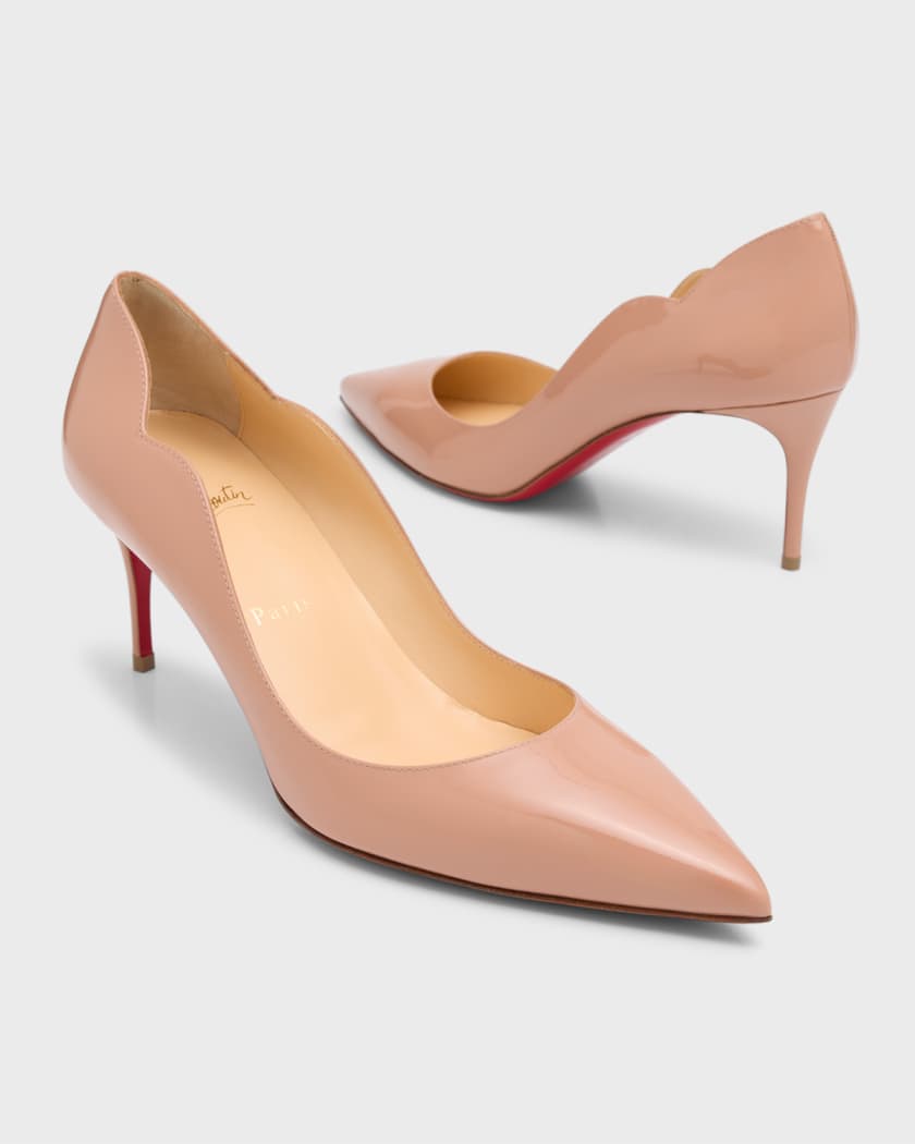Christian Louboutin Chick Patent Leather Ankle-strap Pumps in