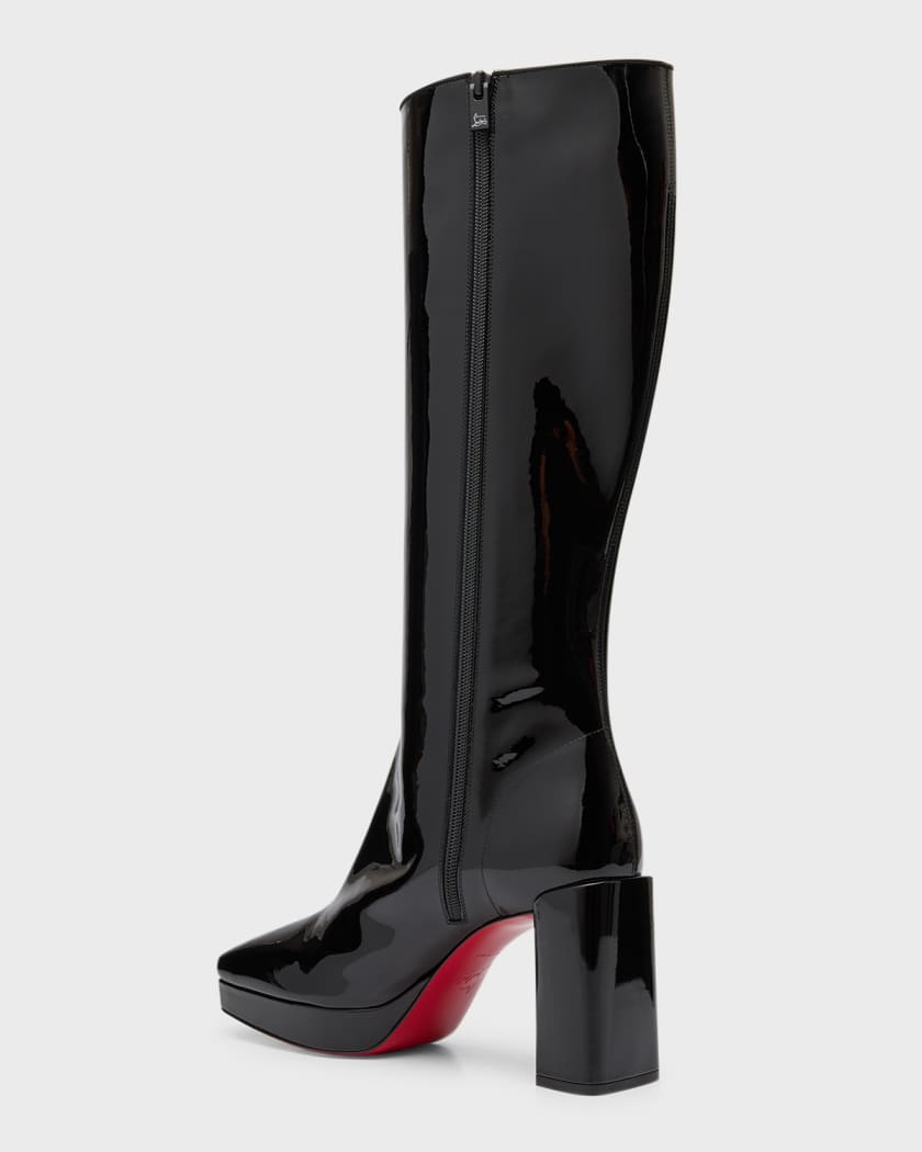 Christian Louboutin Mado Leather Lace-Up Ankle Boots ($1,595