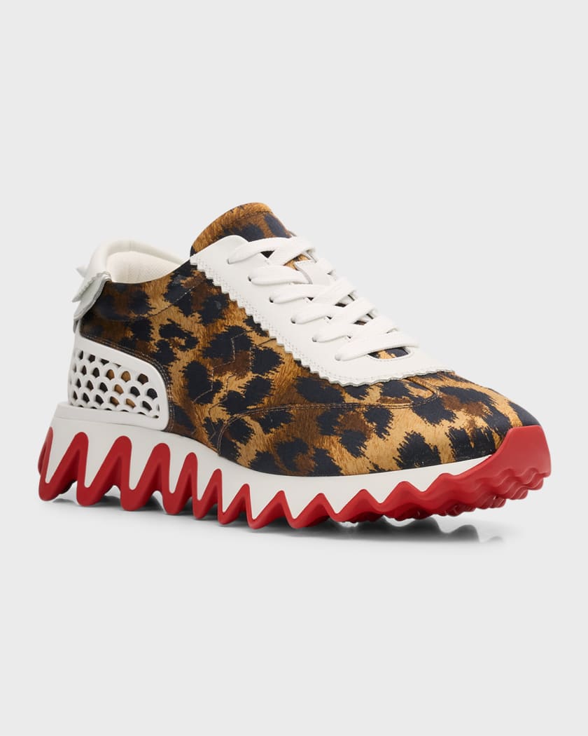 Christian Louboutin Loubishark Donna Leopard Sneakers
