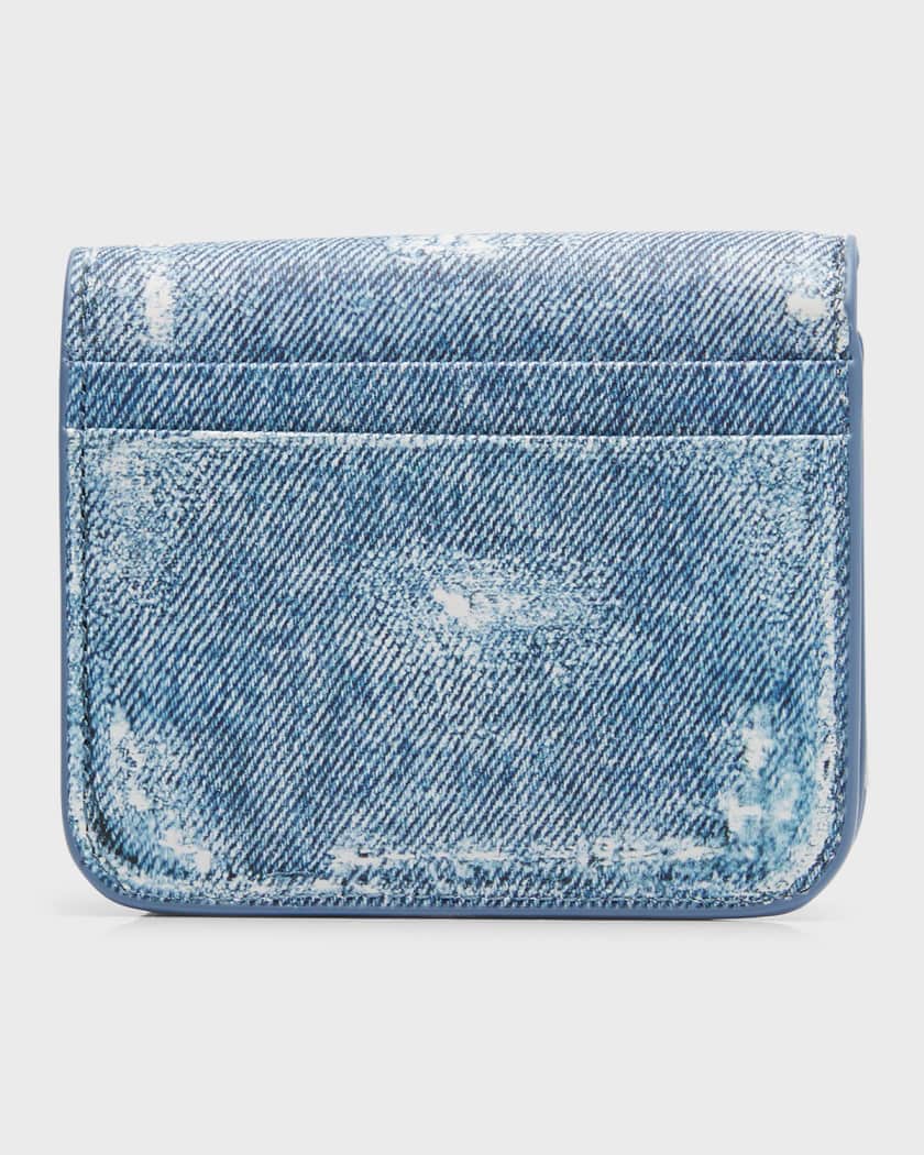 DIESEL Denim Clutch Bag in Blue