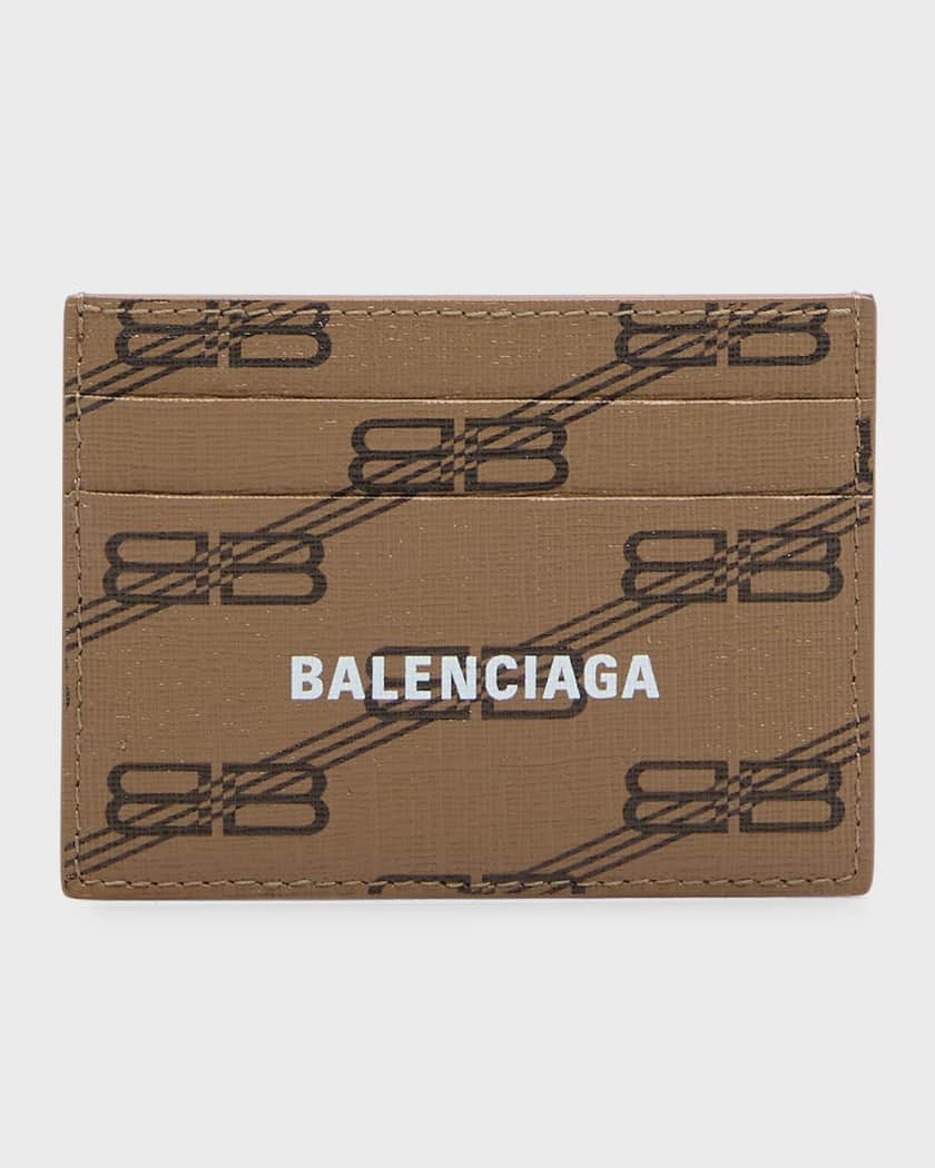 lammelse effektivitet Rød Balenciaga Men's Signature Card Holder BB Monogram Coated Canvas | Neiman  Marcus