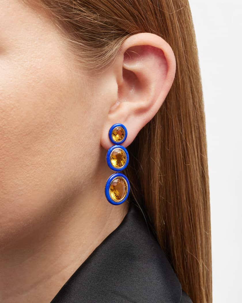 Three tier earrings online