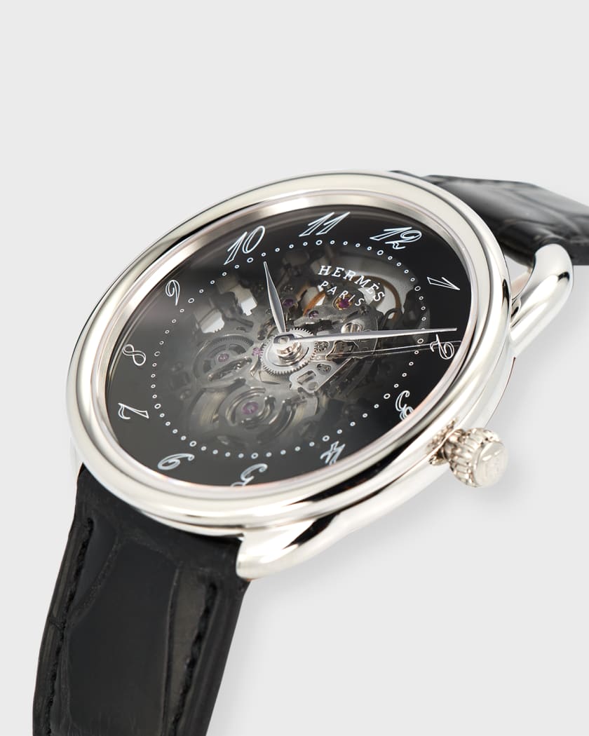 Hermes Arceau Squelette Watch, 40 mm | Neiman Marcus