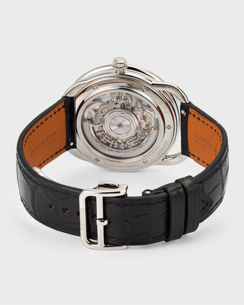 Hermes Arceau Squelette Watch, 40 mm | Neiman Marcus
