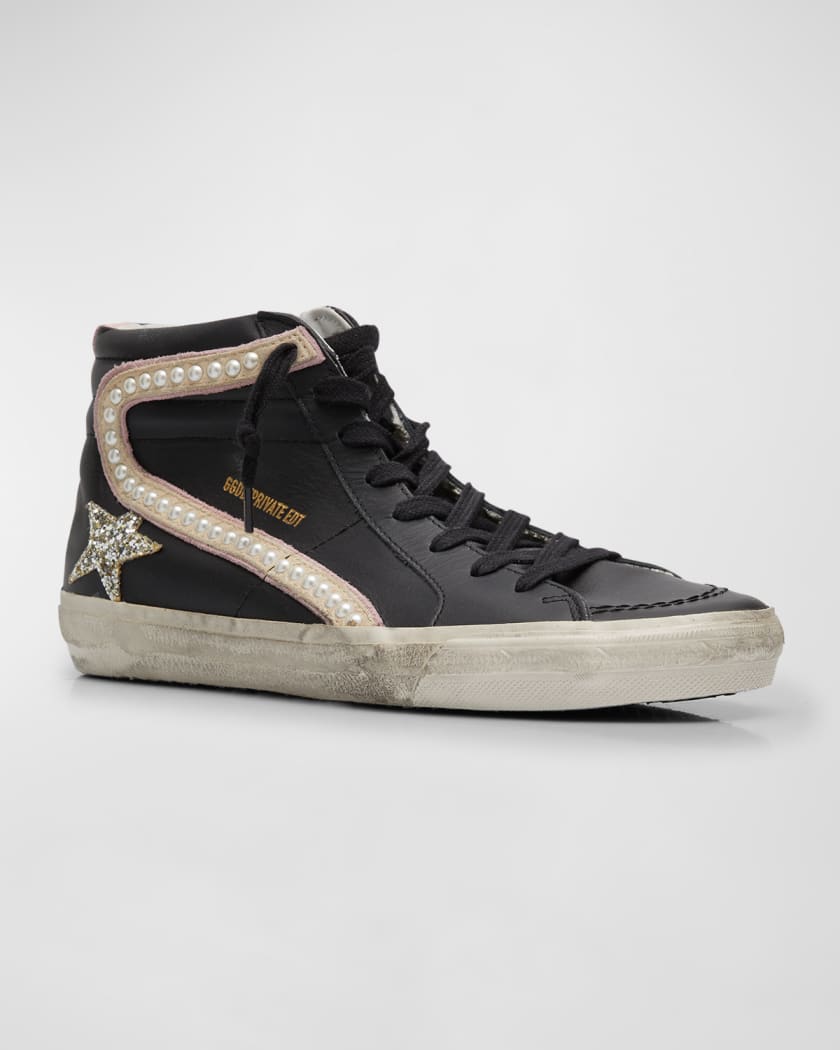 Golden goose black high top with studs new arrivals