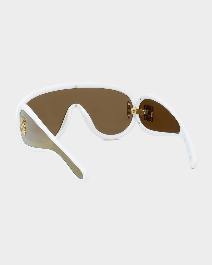 Loewe Mirror Acetate Shield Sunglasses | Neiman Marcus display picture 1