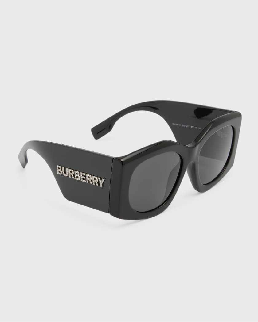 TB monogram temples cat-eye sunglasses