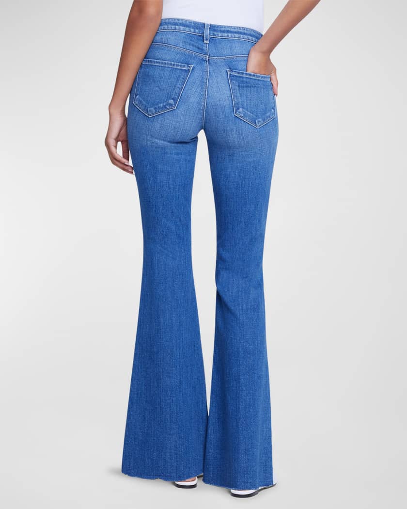 mid-rise flared jeans - MARCELO BURLON® Official Site