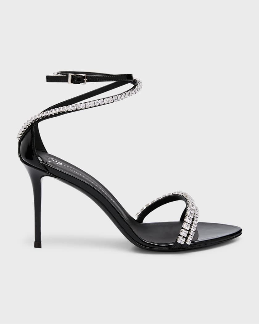 Skæbne Prædiken Begyndelsen Giuseppe Zanotti Crystal Embellished Ankle-Strap Sandals | Neiman Marcus