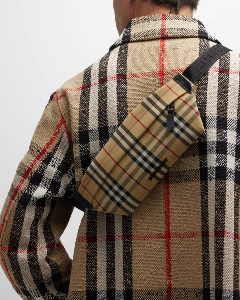 Stevie Checked Belt Bag in Multicoloured - Burberry