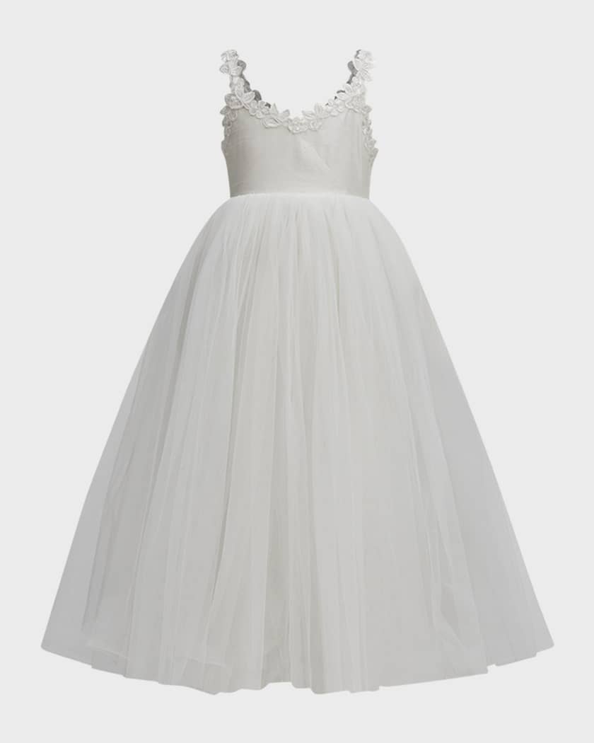 Bardot flower girl sales dress