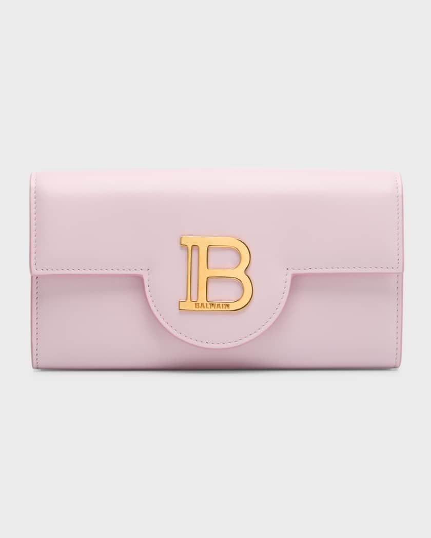 Balmain Coin Card Holder in Calf Leather