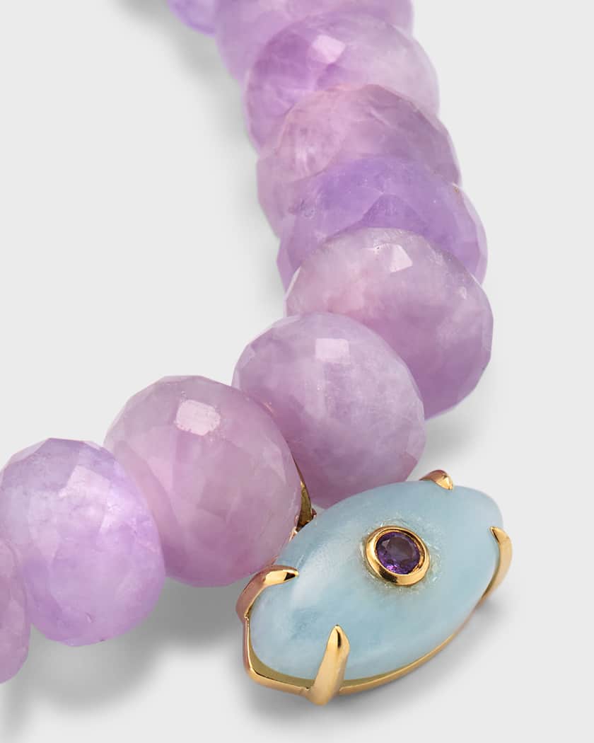 Amethyst charm bracelet shop