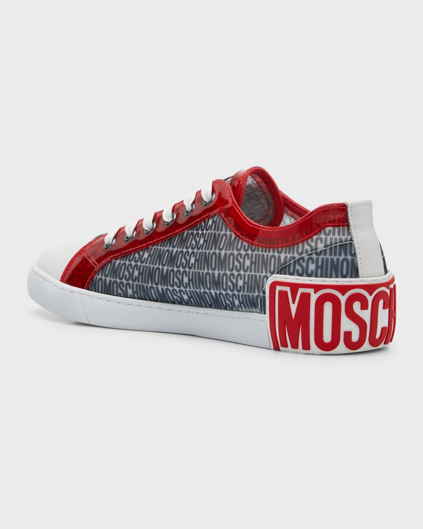 Moschino Men's Allover Sneakers | Neiman Marcus
