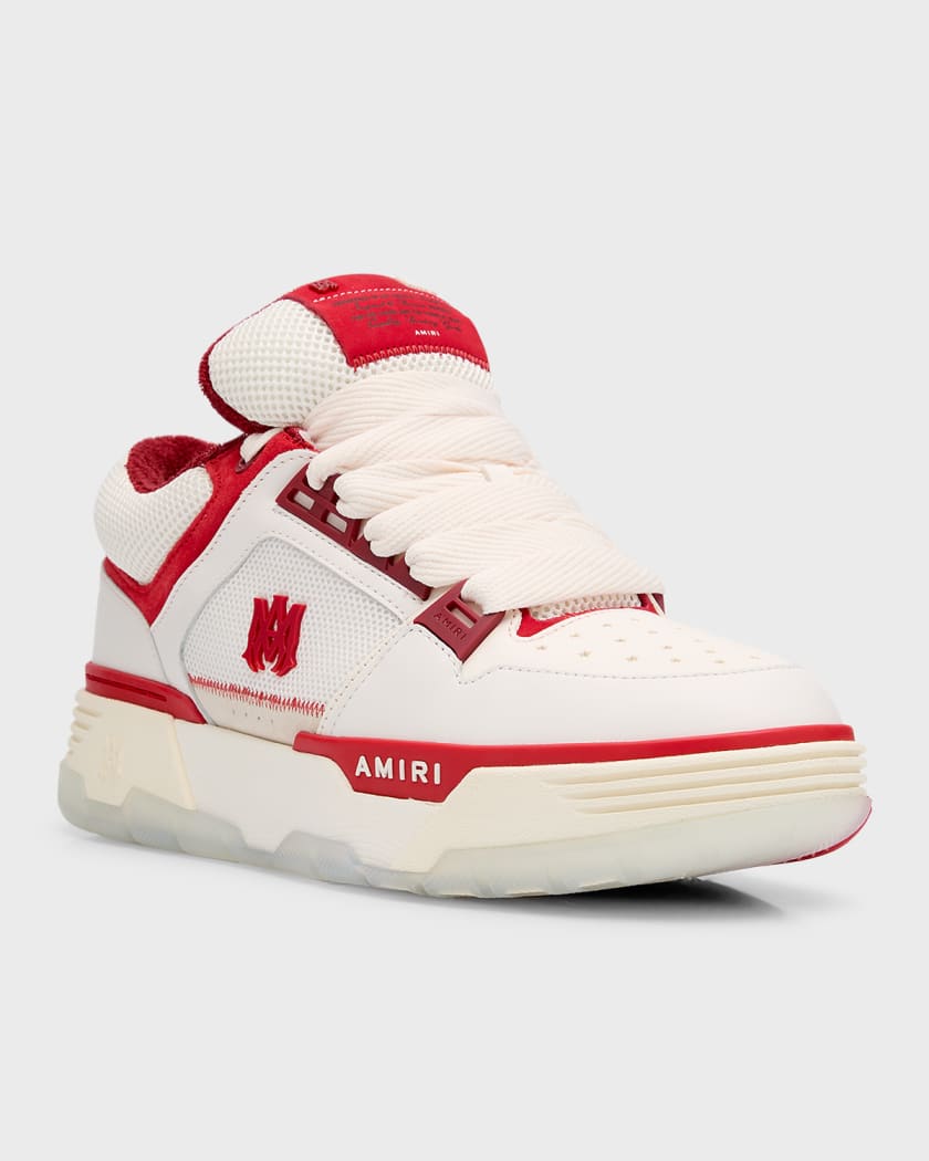 Amiri White & Red MA-1 Sneakers
