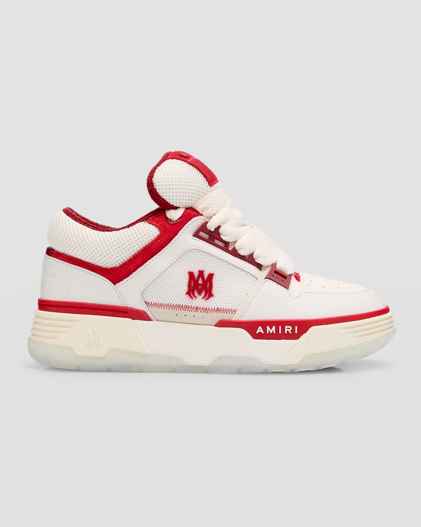 Amiri White & Red MA-1 Sneakers