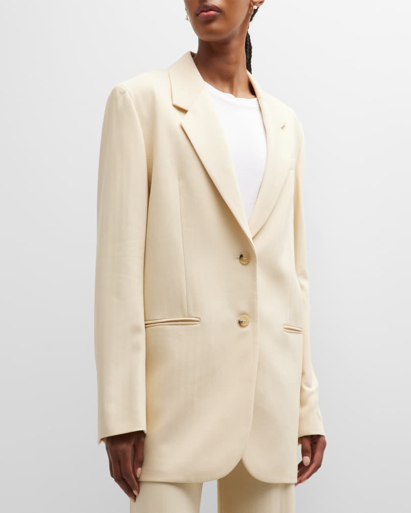 Oversized Tailored Single Breasted Blazer