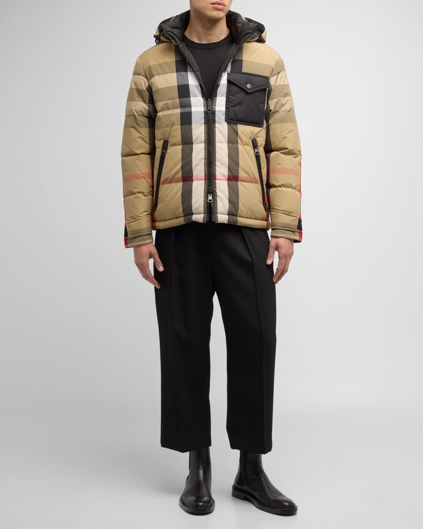 Men's Rutland Check Puffer Jacket