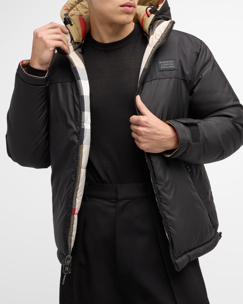 Men's Rutland Check Puffer Jacket
