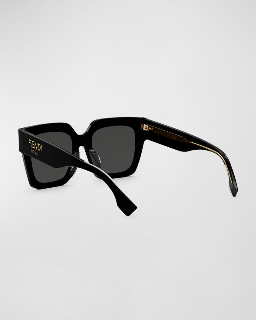 Fendi Roma Square Acetate Sunglasses