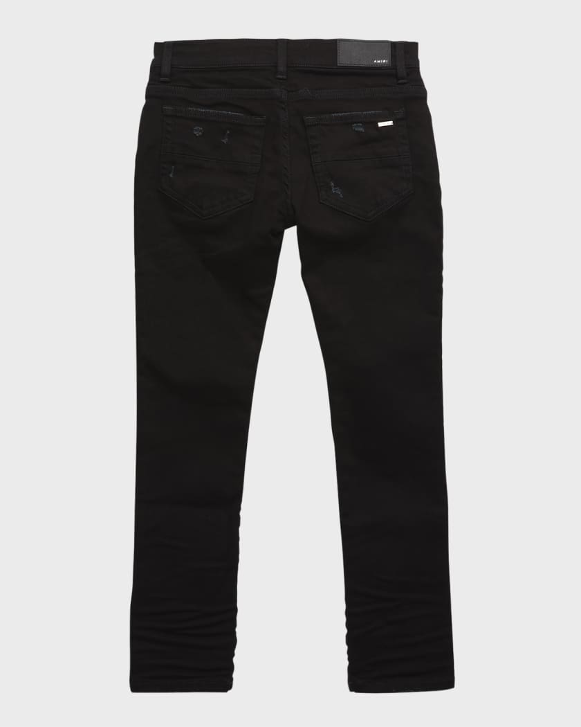 Amiri Kid's Stack Distressed Jeans, Size 4-12 | Neiman Marcus
