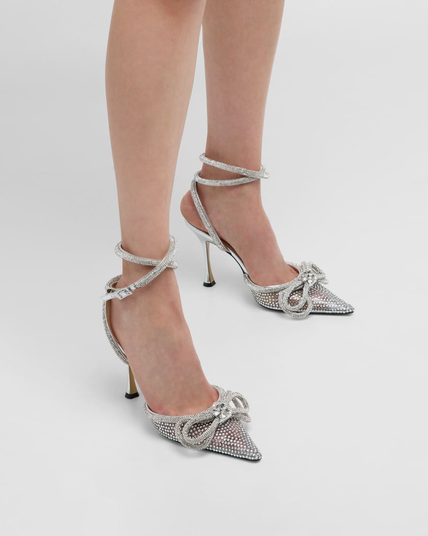 Double ankle strap heels sales
