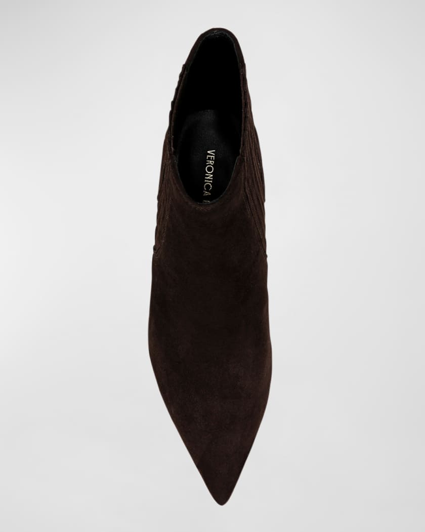 Lisa Suede Stiletto Ankle Booties