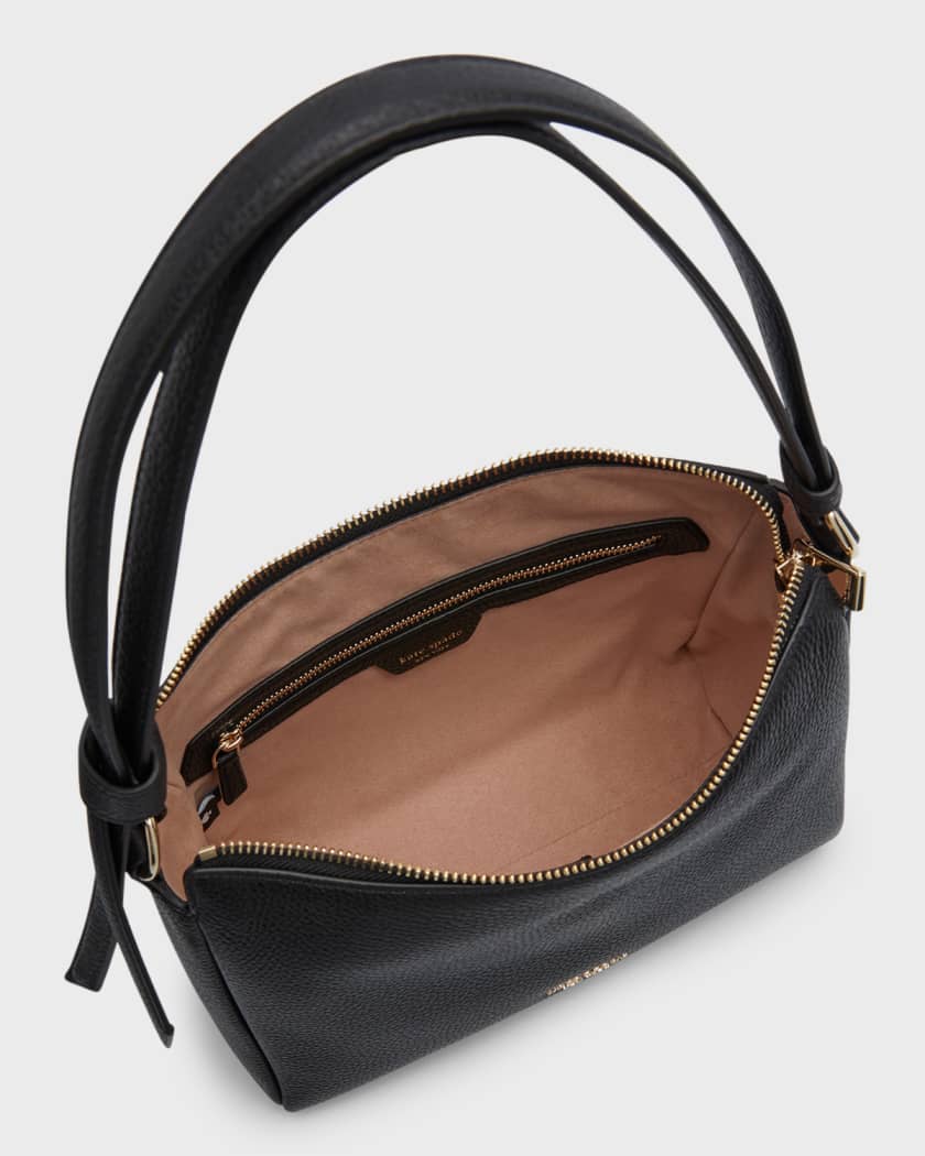 kate spade new york knott medium pebbled leather shoulder bag