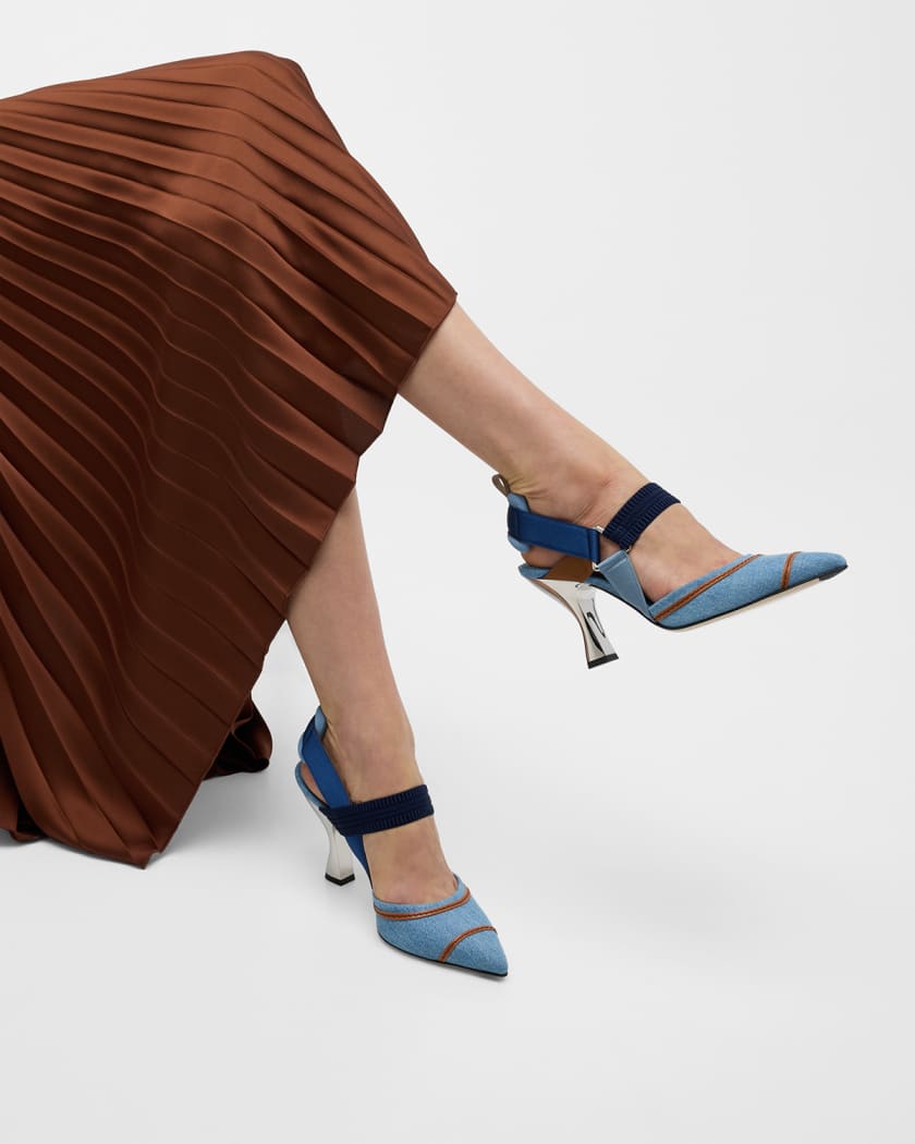 Fendi colibrì slingback pumps online