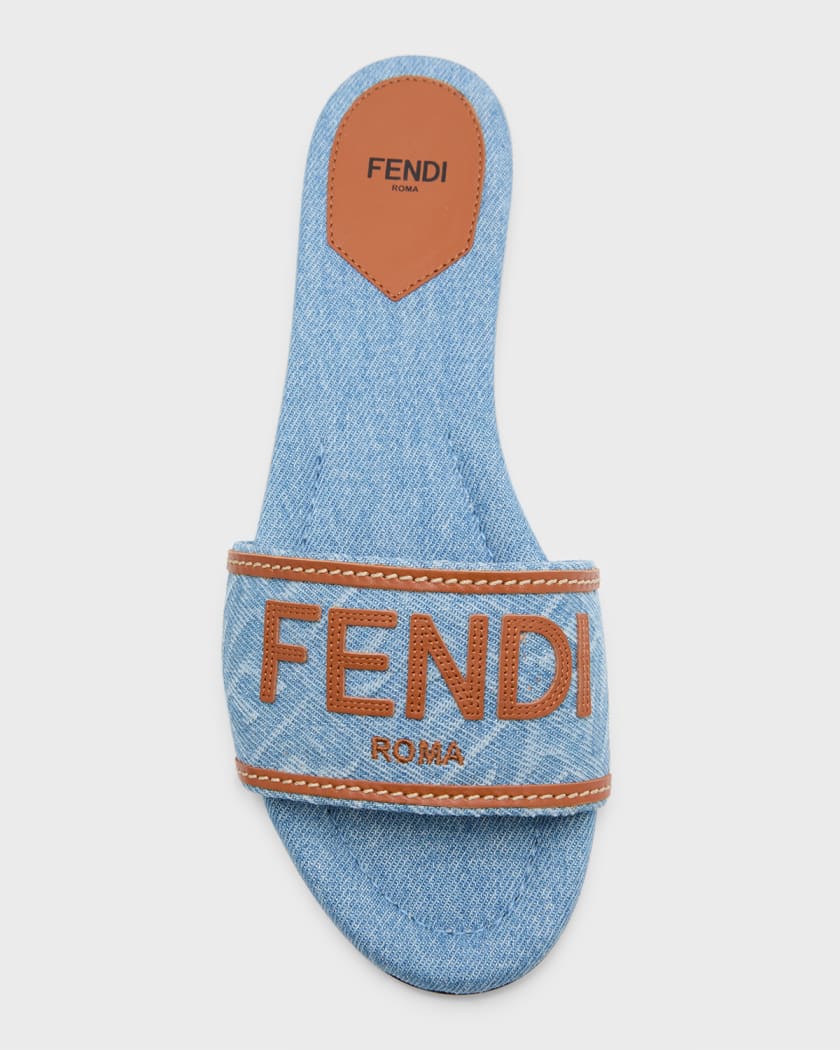 Fendi new arrivals roma slippers