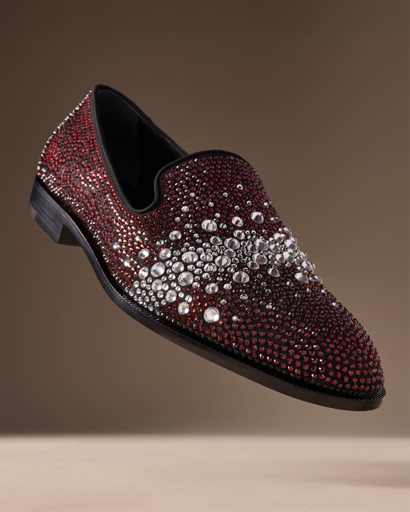 Giuseppe Zanotti Men s Flavio 20 Swarovski Crystal Loafers