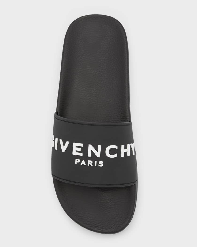 Dynamics Orkan Planlagt Givenchy Men's Logo Slide Sandals | Neiman Marcus