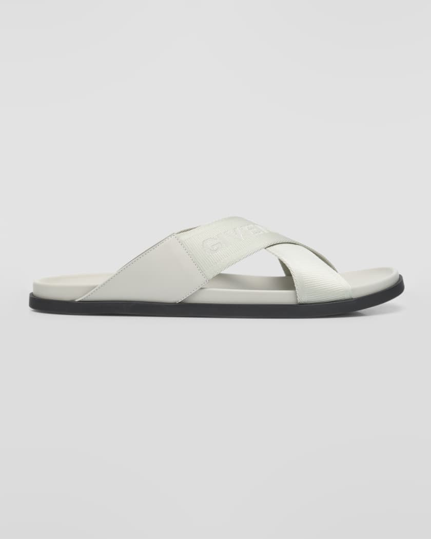 Givenchy flat webbed logo slides hotsell