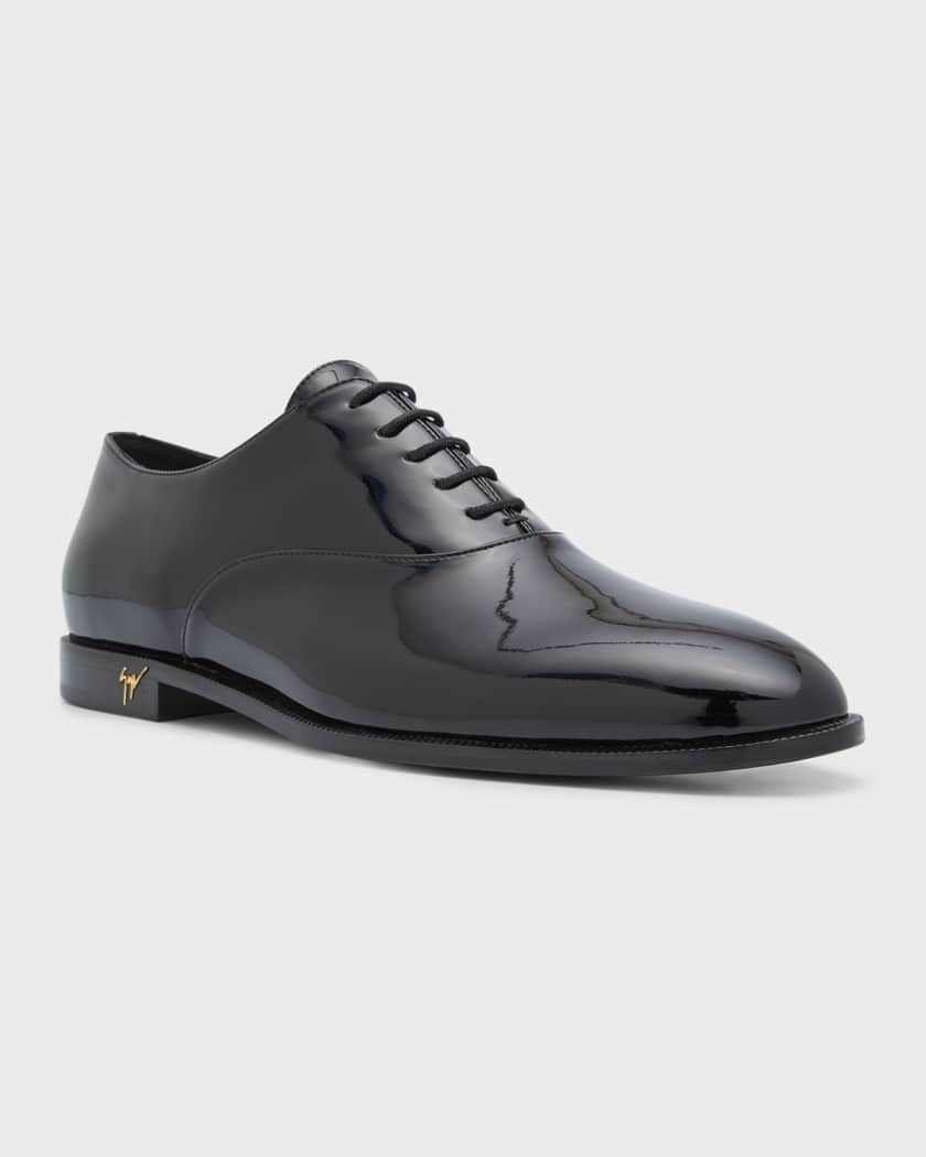 Louis Vuitton Black Leather Oxfords Shoes