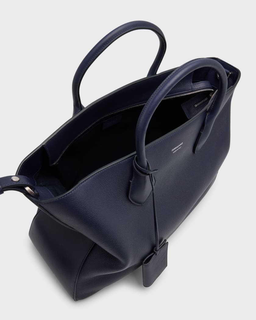 Ferragamo Men s Large Leather Tote Bag Neiman Marcus