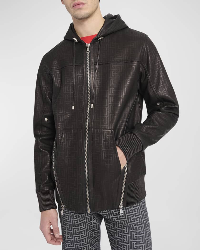 jacket monogram leather