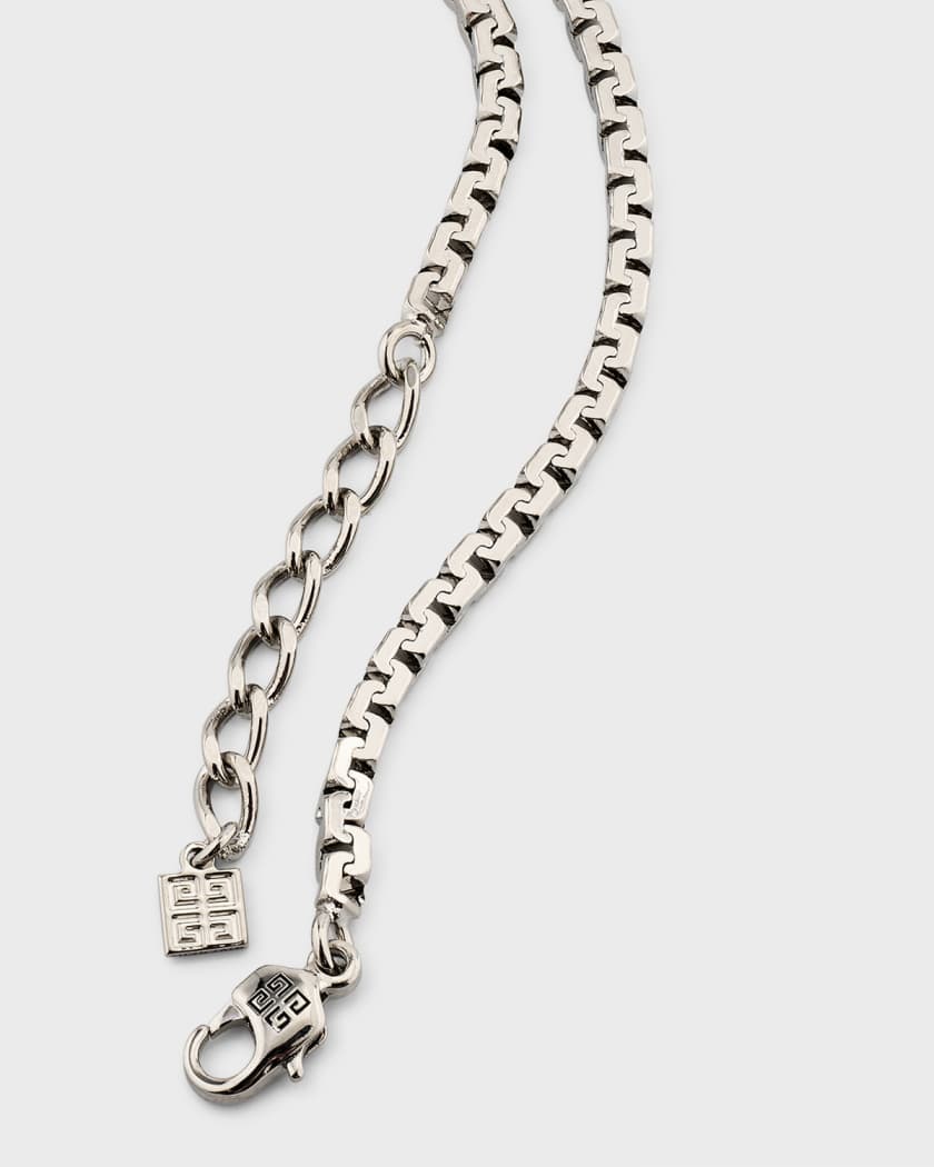 4 G Chain Necklace in Silver - Givenchy