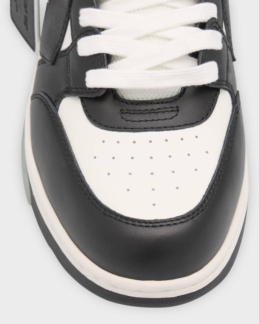 Off-White Men's Out Of Office Leather Mid-Top Sneakers