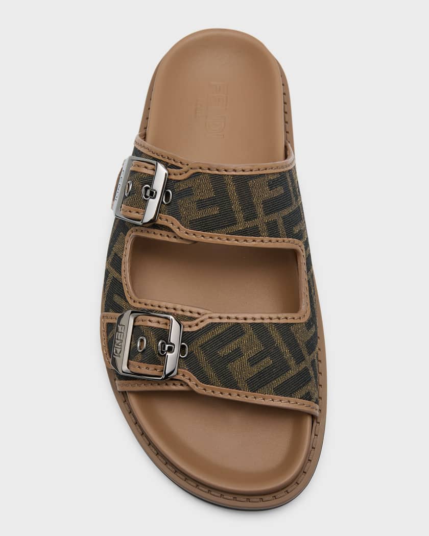 Men's FF Jacquard Slide Sandals