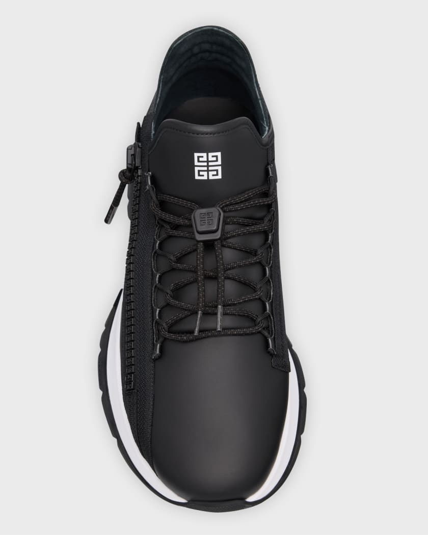 Men's Spectre Leather Side-Zip Runner Sneakers