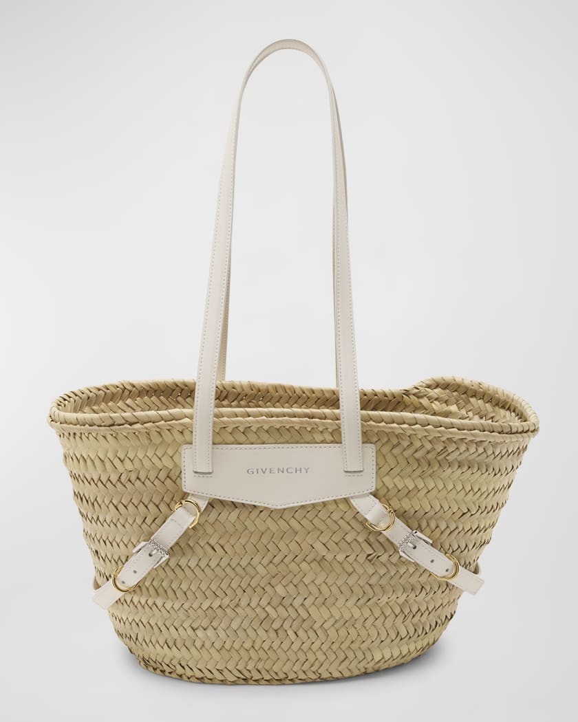 Givenchy Small Plage Voyou Raffia Basket Tote Bag